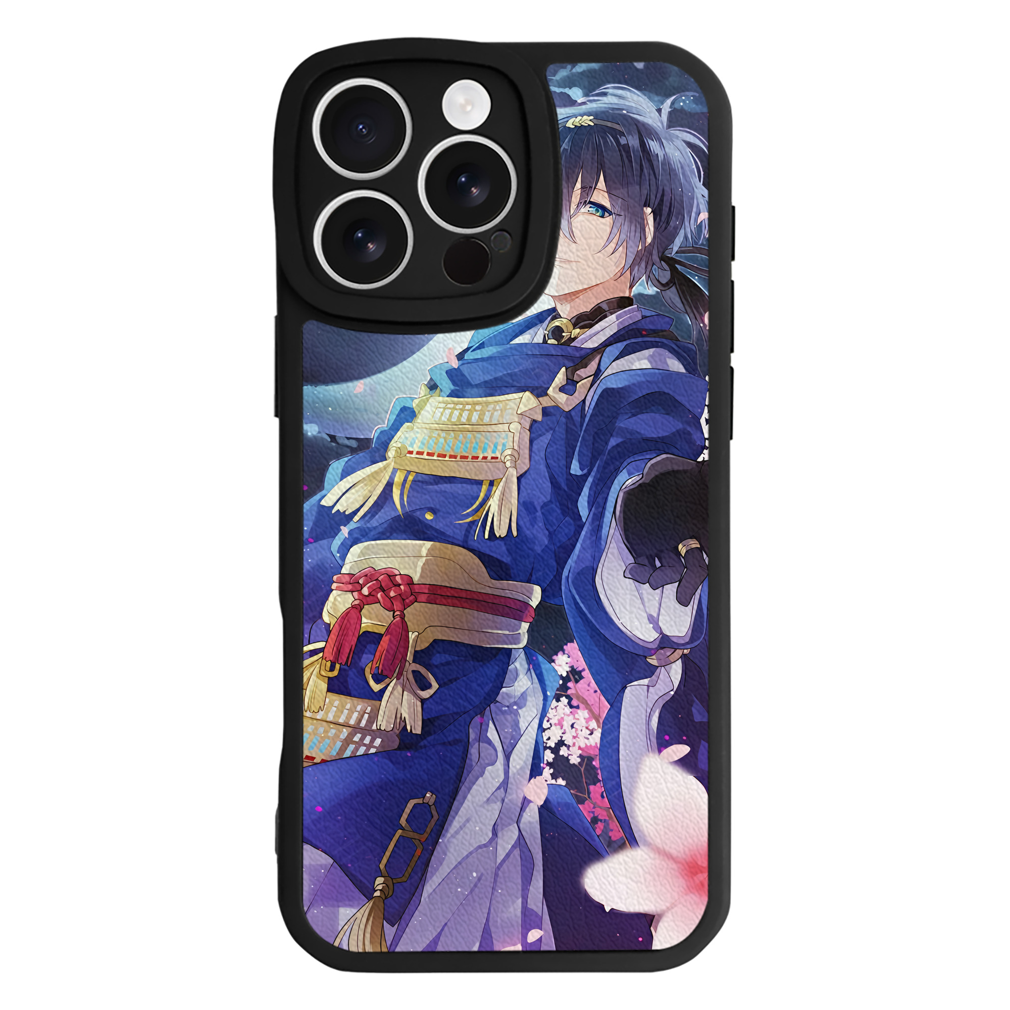 （画像用） 刀剣乱舞 Touken Ranbu 【iPhone 16シリーズ対応】シリコンスマホケース（レザー調） 材質：シリコン